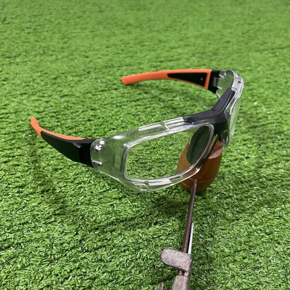 Hudson H5 Safety Glasses Clear Orange ANSI Z87.1+ impact Rating Electrician